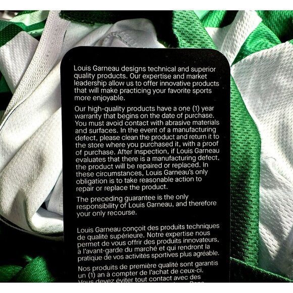 Louis Garneau Mens 2XL Backroads Full Zip Short Sleeve Cycling Jersey Green NEW - Picture 9 of 9